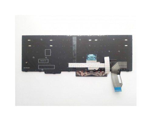 Клавіатура ноутбука Lenovo ThinkPad E580/L580/T590 черна з ТП підсв UA (A46213)