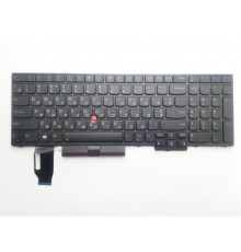 Клавіатура ноутбука Lenovo ThinkPad E580/L580/T590 черна з ТП підсв UA (A46213)