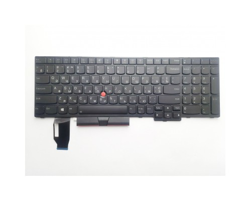 Клавіатура ноутбука Lenovo ThinkPad E580/L580/T590 черна з ТП підсв UA (A46213)