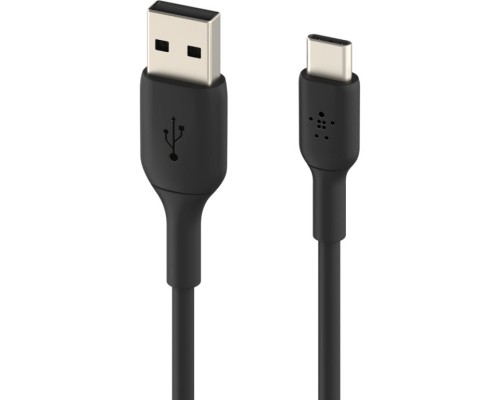 Дата кабель USB 2.0 AM to Type-C 1.0m PVC black Belkin (CAB001BT1MBK)