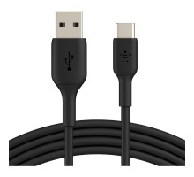 Дата кабель USB 2.0 AM to Type-C 1.0m PVC black Belkin (CAB001BT1MBK)