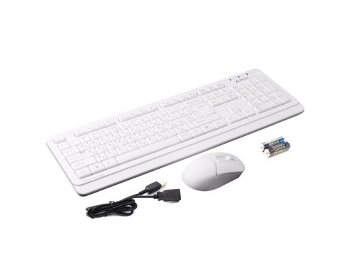 Комплект A4Tech FG1012 Wireless White