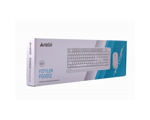 Комплект A4Tech FG1012 Wireless White