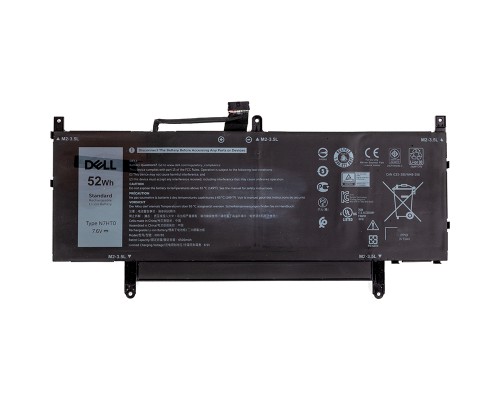 Акумулятор до ноутбука Dell Latitude 9510 (N7HT0) 7.6V 6500mAh (NB441693)