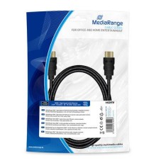 Кабель мультимедійний HDMI to HDMI 2.0m MRCS197 Mediarange (MRCS196)