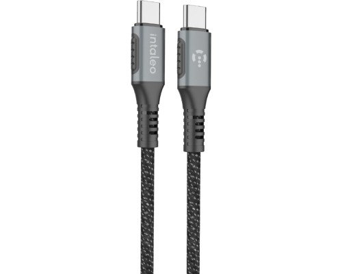 Дата кабель USB-C to USB-C 2.0m CBGPD100WTT2 100W Intaleo (1283126559570)