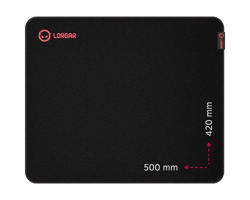 Килимок для мишки Lorgar Main 325 Black/Red (LRG-GMP325)