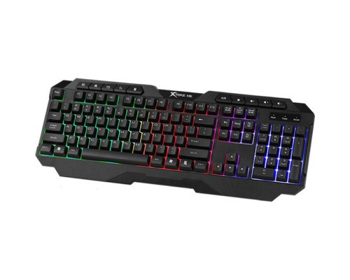Клавіатура Xtrike ME KB-306 LED USB UA Black (KB-306UA)
