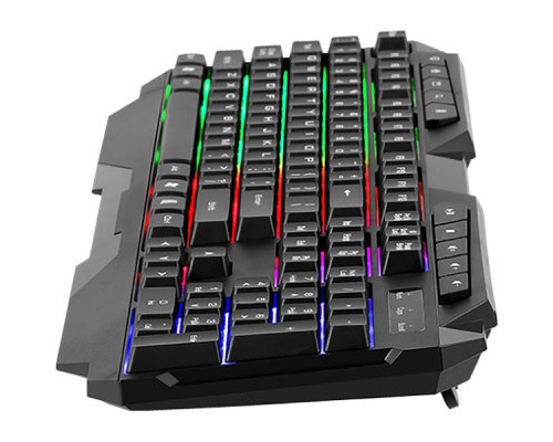 Клавіатура Xtrike ME KB-306 LED USB UA Black (KB-306UA)