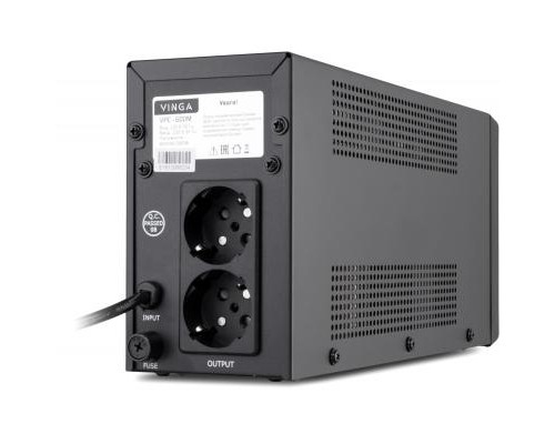 Пристрій безперебійного живлення Vinga LCD 600VA metal case (VPC-600M)