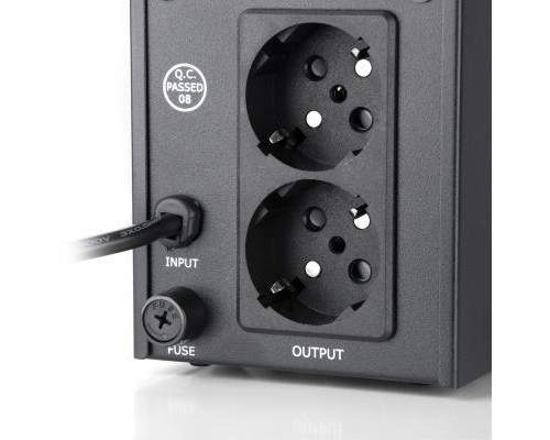 Пристрій безперебійного живлення Vinga LCD 600VA metal case (VPC-600M)