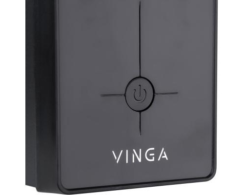 Пристрій безперебійного живлення Vinga LCD 600VA metal case (VPC-600M)