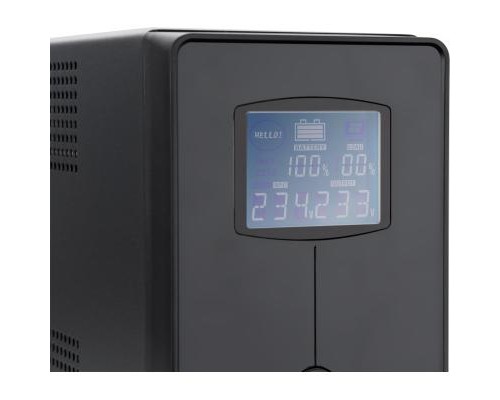 Пристрій безперебійного живлення Vinga LCD 600VA metal case (VPC-600M)