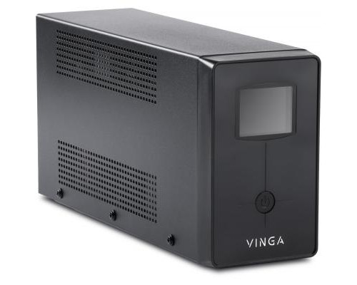 Пристрій безперебійного живлення Vinga LCD 600VA metal case (VPC-600M)