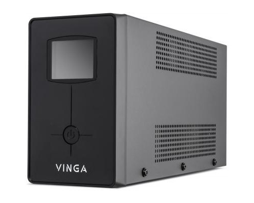 Пристрій безперебійного живлення Vinga LCD 600VA metal case (VPC-600M)
