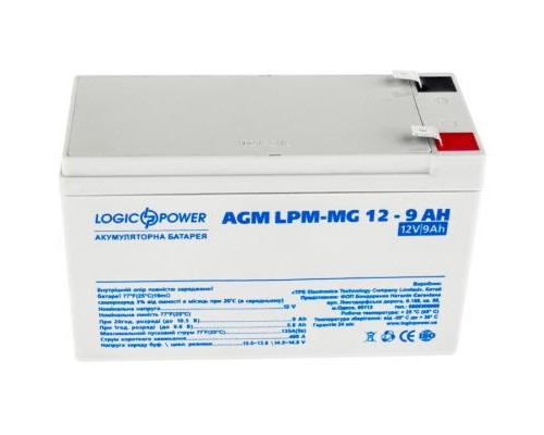 Батарея до ДБЖ LogicPower LPM MG 12В 9Ач (6555)