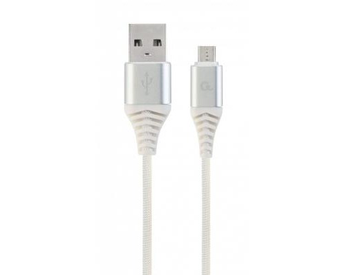Дата кабель USB 2.0 Micro 5P to AM Cablexpert (CC-USB2B-AMmBM-2M-BW2)