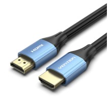 Кабель мультимедійний HDMI to HDMI 2.0m V2.0 4K 60Hz Aluminum Alloy Blue Vention (ALHSH)