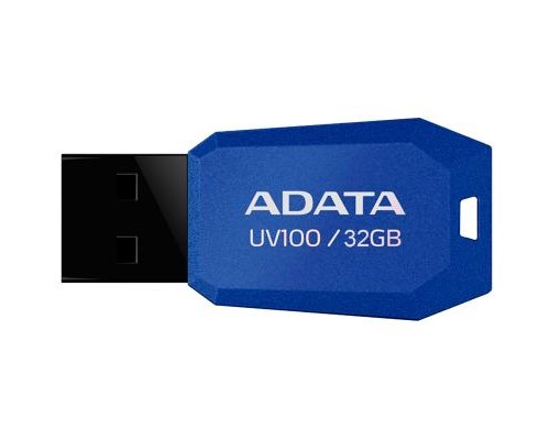 USB флеш накопичувач ADATA 32GB DashDrive UV100 Blue USB 2.0 (AUV100-32G-RBL)