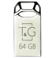 USB флеш накопичувач T&G 64GB 110 Metal Series Silver USB 2.0 (TG110-64G)