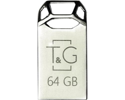 USB флеш накопичувач T&G 64GB 110 Metal Series Silver USB 2.0 (TG110-64G)