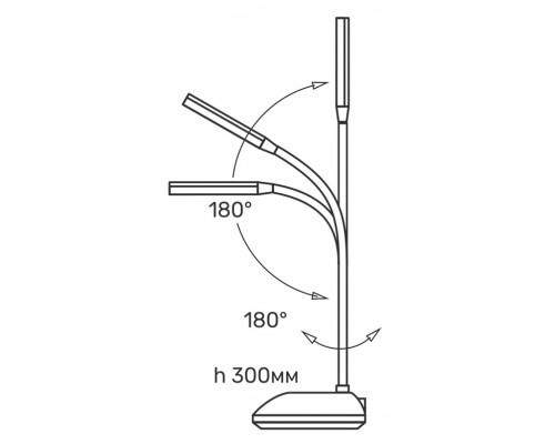 Настільна лампа TITANUM LED DC3  7W 3000-6500K USB рожева (TLTF-022P)