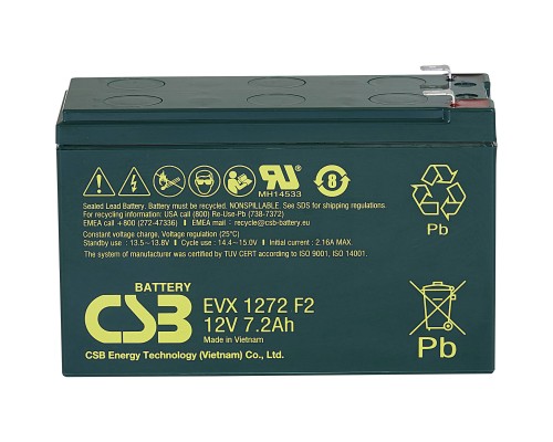 Батарея до ДБЖ CSB EVX1272F2 12V 7.2Ah (EVX1272F2)