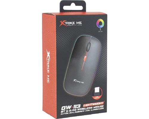 Мишка Xtrike ME GW-113 Bluetooth RGB Black (GW-113)