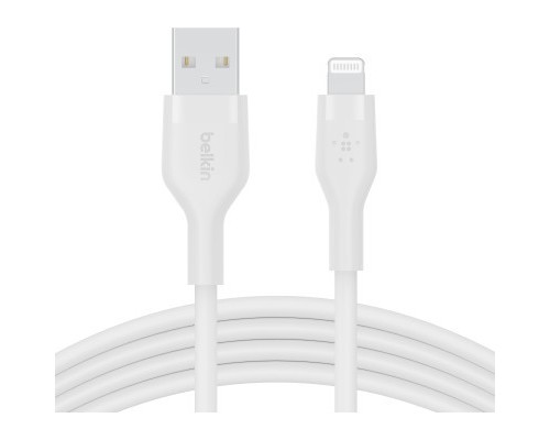 Дата кабель USB 2.0 AM to Lightning 2.0m White Belkin (CAA008BT2MWH)