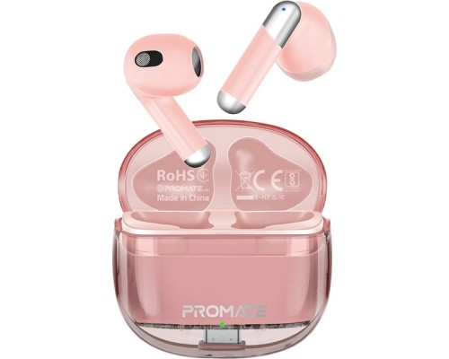 Навушники Promate TransPods Pink (transpods.pink)