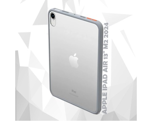 Чохол до планшета BeCover Transparancy Shell Edge Gray Apple iPad Air 13