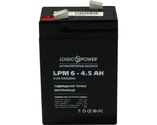 Батарея до ДБЖ LogicPower LPM 6В 4.5 Ач (3860)
