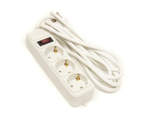 Мережевий фільтр живлення PowerPlant 3 м, 3 розетки, евростандарт (JY-1054/3) (PPSA10M30S3)