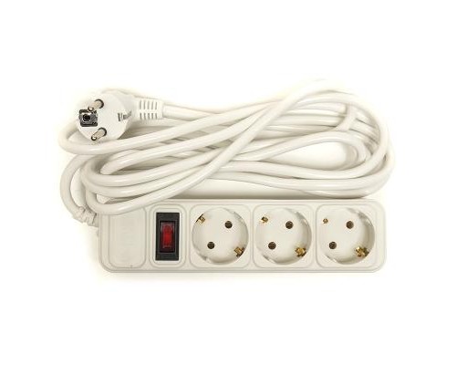 Мережевий фільтр живлення PowerPlant 3 м, 3 розетки, евростандарт (JY-1054/3) (PPSA10M30S3)