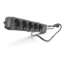 Мережевий фільтр живлення Merlion 5 розеток, 1,8 м (B518P)