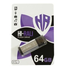 USB флеш накопичувач Hi-Rali 64GB Stark Series Silver USB 2.0 (HI-64GBSTSL)
