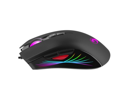 Мишка Marvo M519 RGB-LED USB Black (M519)