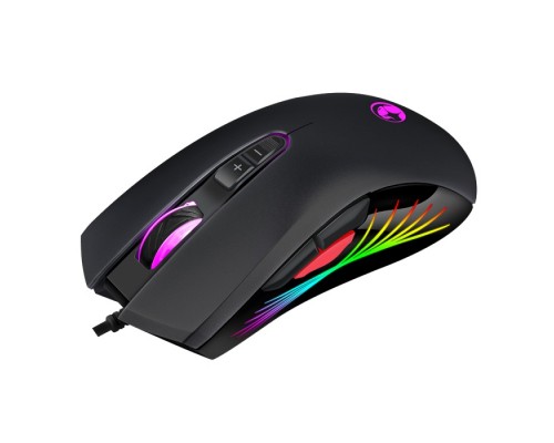 Мишка Marvo M519 RGB-LED USB Black (M519)