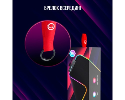 Килимок для мишки Lorgar Steller 919 RGB USB Black (LRG-GMP919)