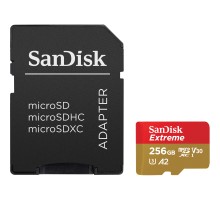 Карта пам'яті SanDisk 256GB microSD class 10 UHS-I U3 Extreme (SDSQXAV-256G-GN6MA)