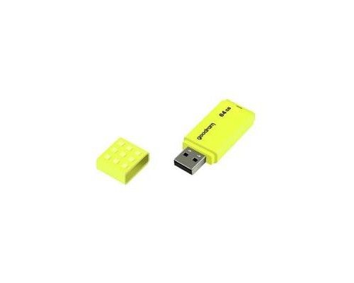 USB флеш накопичувач Goodram 64GB UME2 Yellow USB 2.0 (UME2-0640Y0R11)