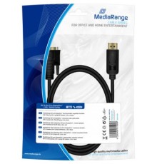 Кабель мультимедійний DVI F to DisplayPort M 2.0m Mediarange (MRCS131)