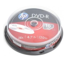 Диск DVD HP DVD-R 4.7GB 16X 10шт (69315/DME00026-3)