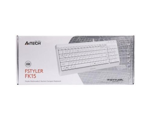 Клавіатура A4Tech FK15 White