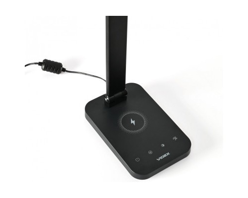 Настільна лампа Videx LED з бездротовою зарядкою  18W 1800-6500K (VL-TF17B)