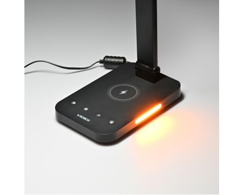 Настільна лампа Videx LED з бездротовою зарядкою  18W 1800-6500K (VL-TF17B)