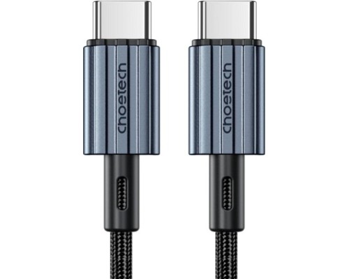 Дата кабель USB-C to USB-C 1.2m USB 2.0 60W Choetech (XCC-1014-BK)
