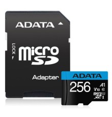 Карта пам'яті ADATA 256GB microSDXC calss 10 UHS-I V10 A1 (AUSDX256GUICL10A1-RA1)