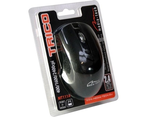 Мишка Media-Tech Trico Wireless Black (MT1114)