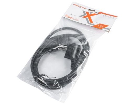 Кабель живлення C5 1.8m Maxxter (CL-15-6)